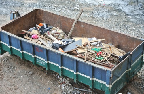 Waste clearance team at work in St John's Wood