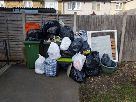 North West London waste clearance team in action