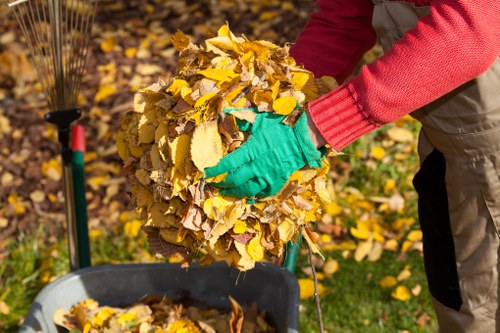 Waste clearance team at Welsh Harp