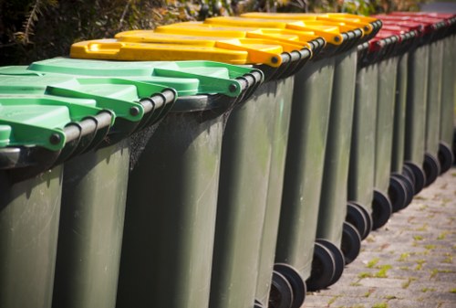 Residential waste being cleared in West Hampstead