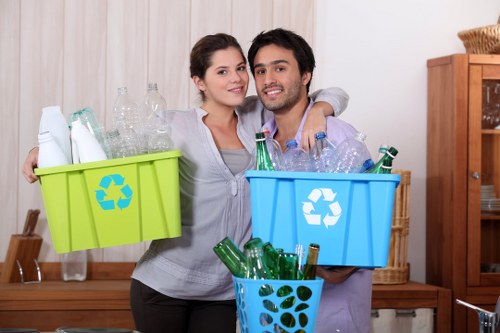 Recycling program in Brondesbury